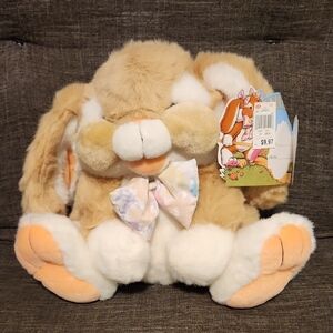Vintage 1992 Snuffins Plush Bunny With Tags